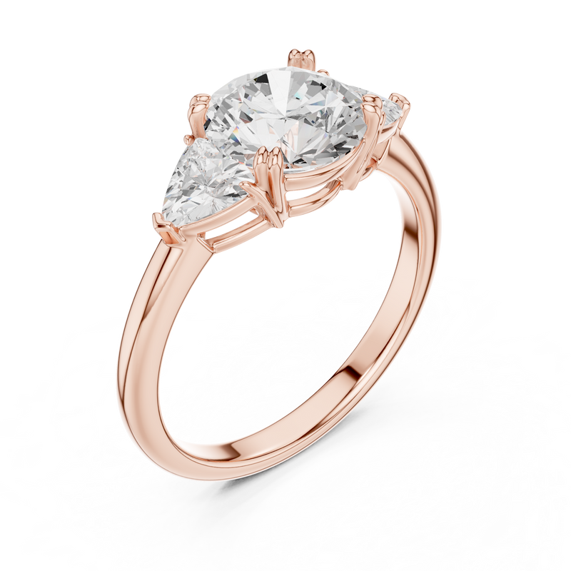 Ladies Ring DDLR-034-RD - Rose Gold - Image