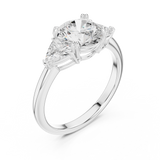 Ladies Ring DDLR-034-RD - White Gold - Image
