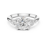 Ladies Ring DDLR-034-RD - White Gold - Image