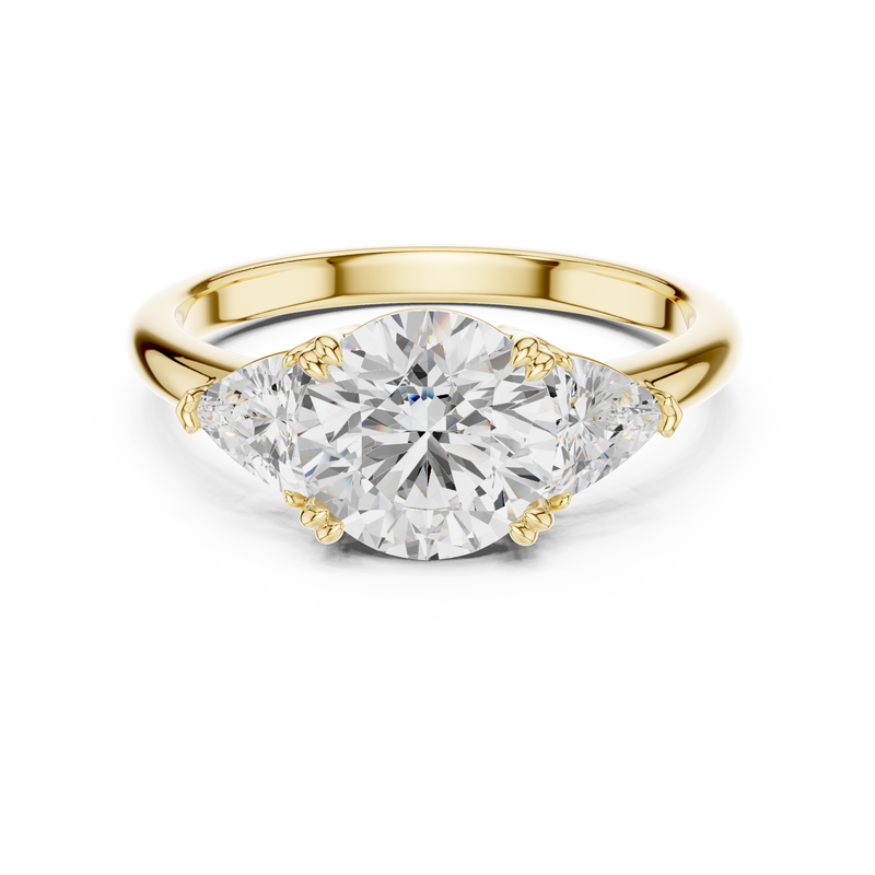 Ladies Ring DDLR-034-RD - Yellow Gold - Image