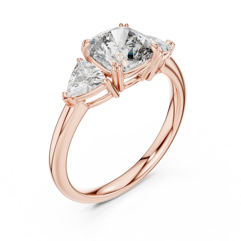 Ladies Ring DDLR-034@7 - Rose Gold - Image