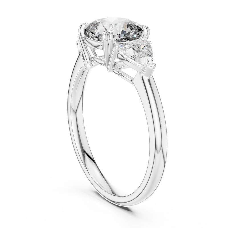 Ladies Ring DDLR-034@7 - White Gold - Image