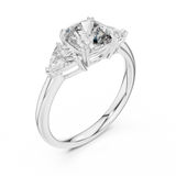 Ladies Ring DDLR-034@7 - White Gold - Image