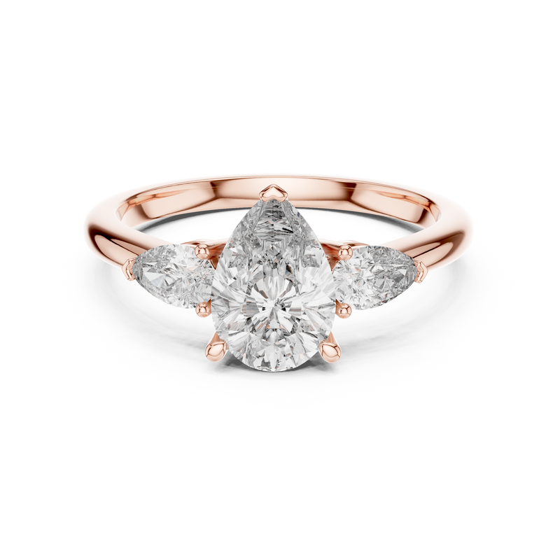 Ladies Ring DDLR-035 - Rose Gold - Image