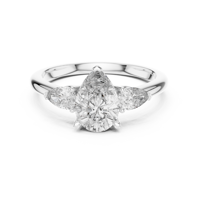 Ladies Ring DDLR-035 - White Gold - Image