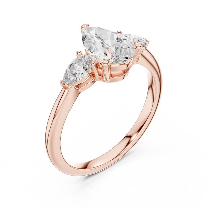 Ladies Ring DDLR-035 - Rose Gold - Image