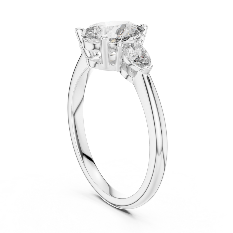 Ladies Ring DDLR-035 - White Gold - Image