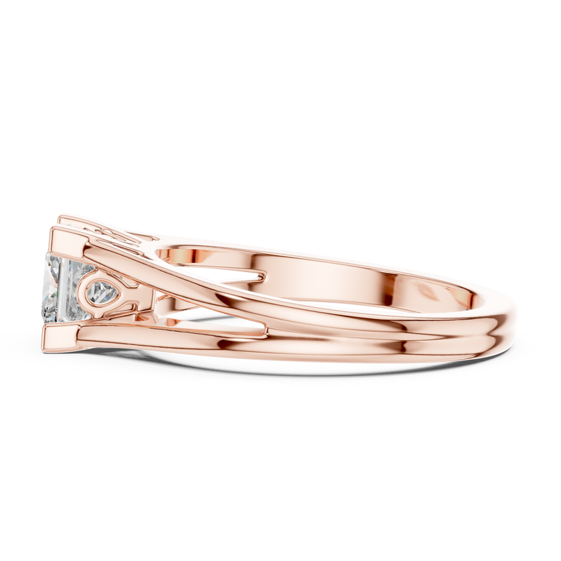 Ladies Ring DDLR-036@7 - Rose Gold - Image
