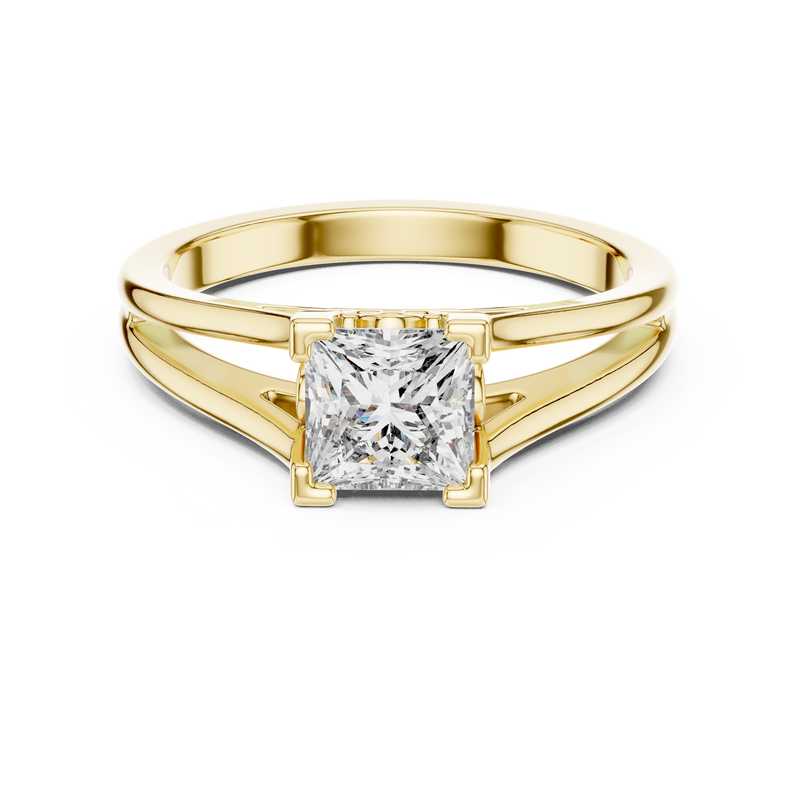 Ladies Ring DDLR-036@7 - Yellow Gold - Image