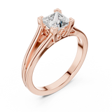 Ladies Ring DDLR-036@7 - Rose Gold - Image