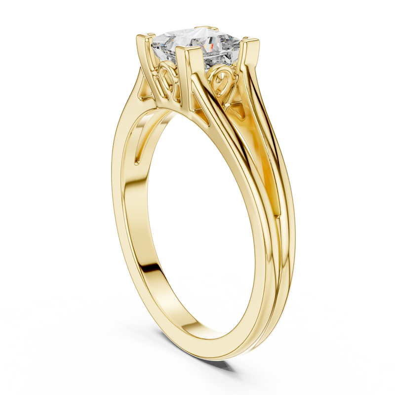Ladies Ring DDLR-036@7 - Yellow Gold - Image