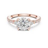 Ladies Ring DDLR-037@7 - Rose Gold - Image