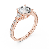 Ladies Ring DDLR-037@7 - Rose Gold - Image
