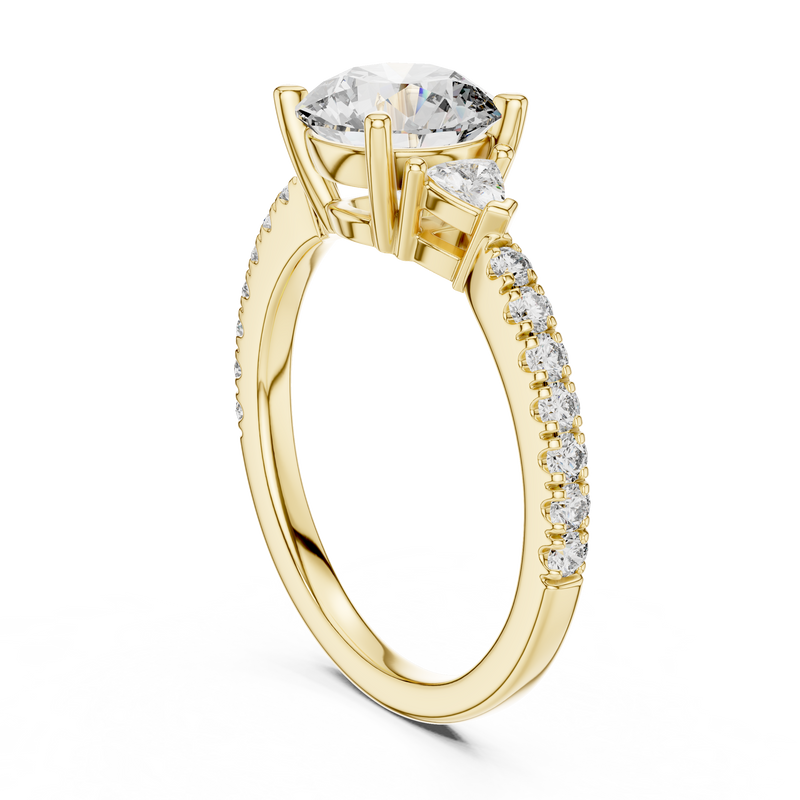 Ladies Ring DDLR-037@7 - Yellow Gold - Image