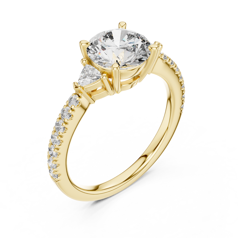 Ladies Ring DDLR-037@7 - Yellow Gold - Image