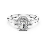 Ladies Ring DDLR-038@7 - White Gold - Image