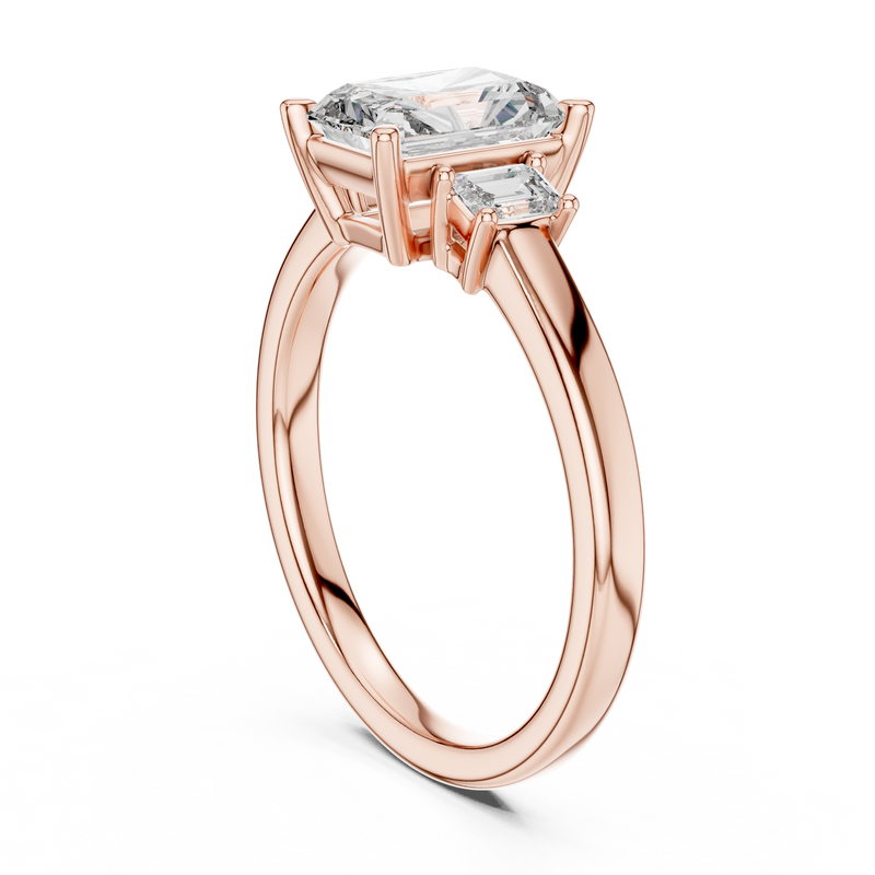 Ladies Ring DDLR-038@7 - Rose Gold - Image