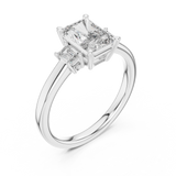 Ladies Ring DDLR-038@7 - White Gold - Image