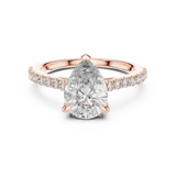 Ladies Ring DDLR-039@7 - Rose Gold - Image