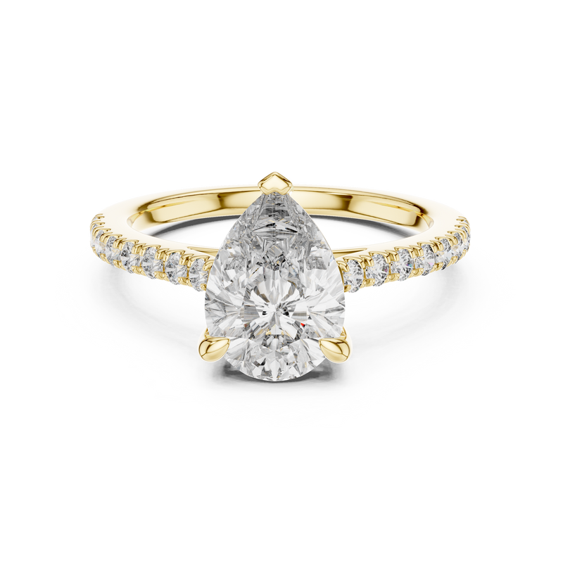 Ladies Ring DDLR-039@7 - Yellow Gold - Image