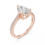 Ladies Ring DDLR-039@7 - Rose Gold - Image