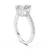 Ladies Ring DDLR-039@7 - White Gold - Image