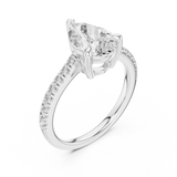 Ladies Ring DDLR-039@7 - White Gold - Image