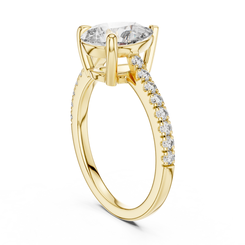 Ladies Ring DDLR-039@7 - Yellow Gold - Image