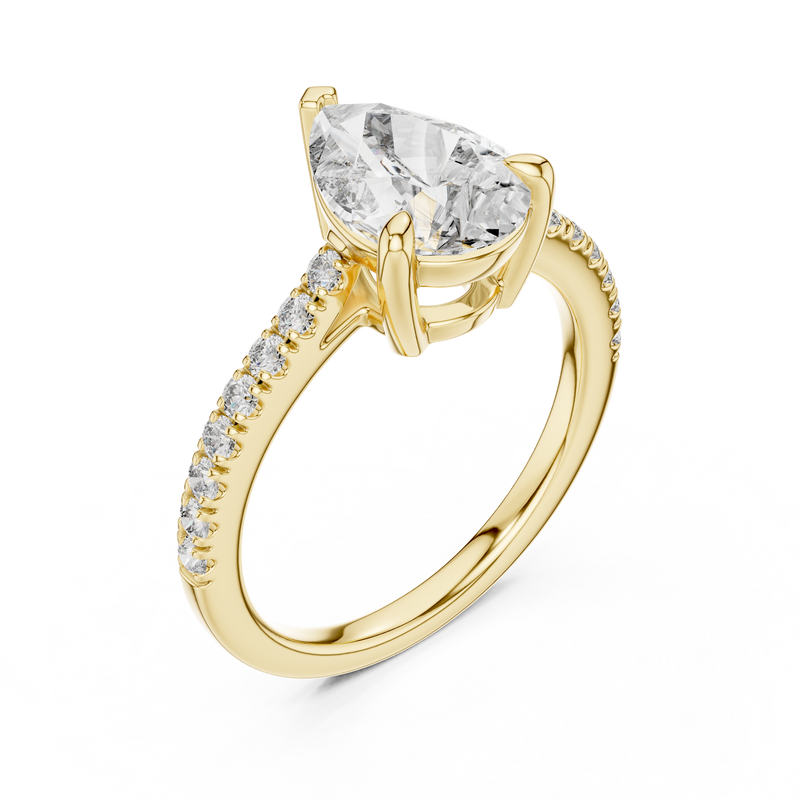 Ladies Ring DDLR-039@7 - Yellow Gold - Image