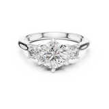 Ladies Ring DDLR-041@7 - White Gold - Image