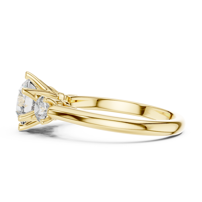 Ladies Ring DDLR-041@7 - Yellow Gold - Image