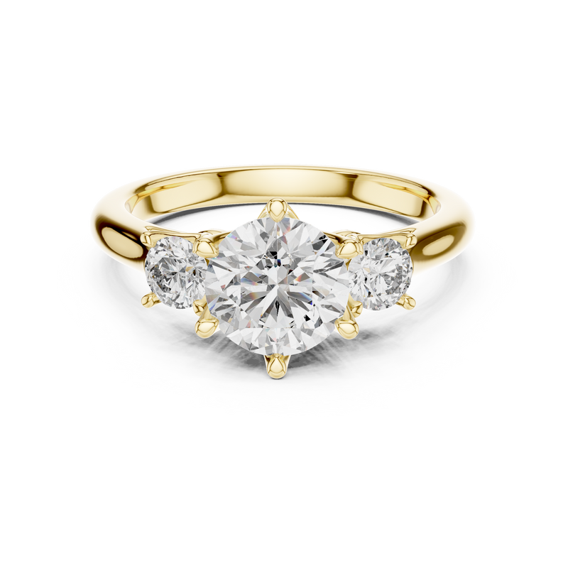 Ladies Ring DDLR-041@7 - Yellow Gold - Image