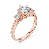 Ladies Ring DDLR-041@7 - Rose Gold - Image