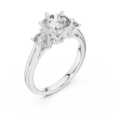 Ladies Ring DDLR-041@7 - White Gold - Image