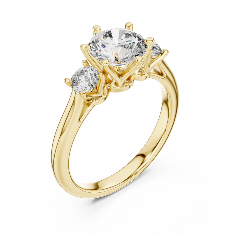 Ladies Ring DDLR-041@7 - Yellow Gold - Image