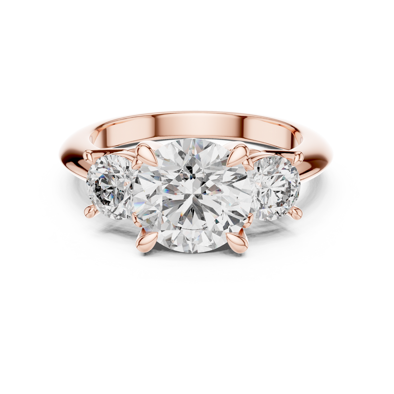 Ladies Ring DDLR-042@7 - Rose Gold - Image