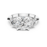 Ladies Ring DDLR-042@7 - White Gold - Image