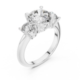 Ladies Ring DDLR-042@7 - White Gold - Image