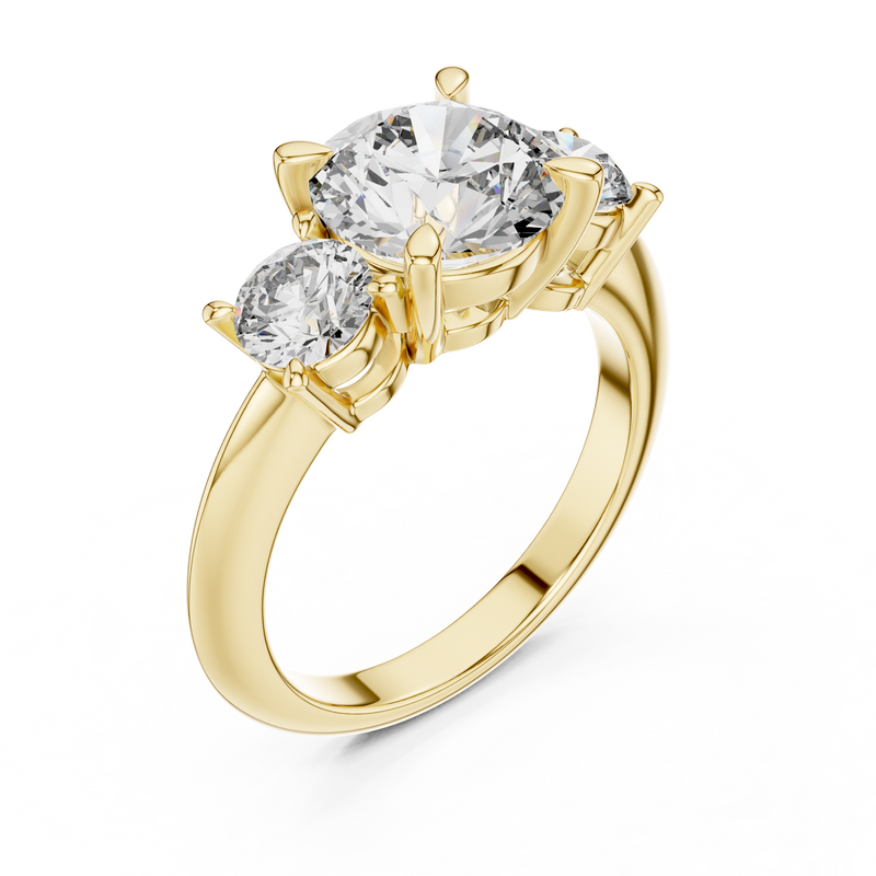 Ladies Ring DDLR-042@7 - Yellow Gold - Image