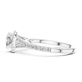 Ladies Ring DDLR-043@7 - White Gold - Image
