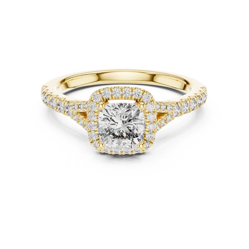 Ladies Ring DDLR-043@7 - Yellow Gold - Image