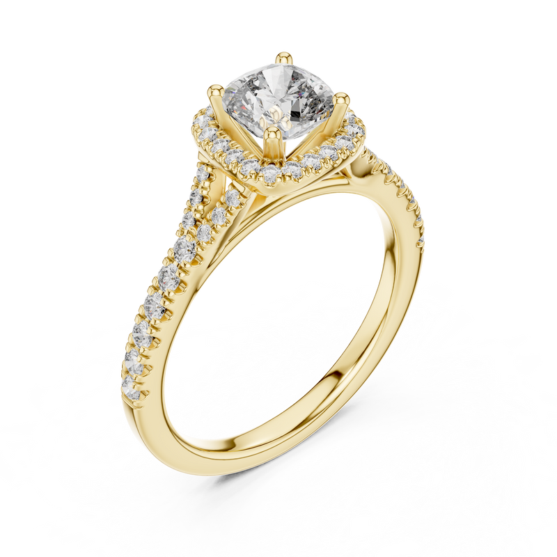 Ladies Ring DDLR-043@7 - Yellow Gold - Image