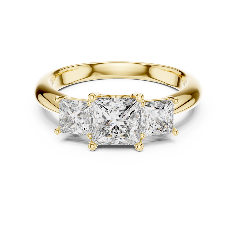 Ladies Ring DDLR-044@7 - Yellow Gold - Image