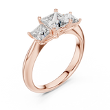 Ladies Ring DDLR-044@7 - Rose Gold - Image