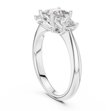 Ladies Ring DDLR-044@7 - White Gold - Image