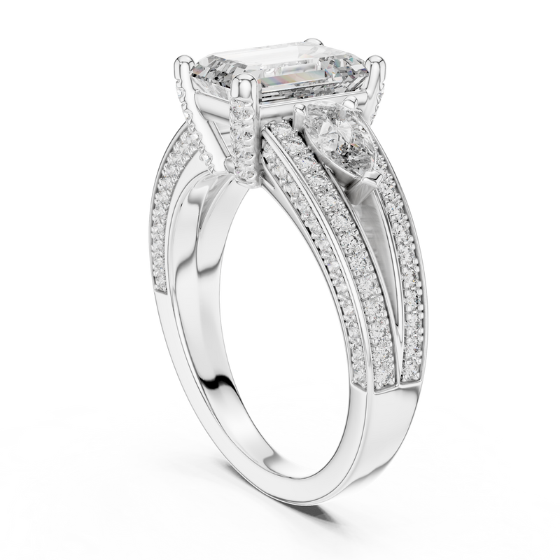 Ladies Ring DDLR-046 - White Gold - Image