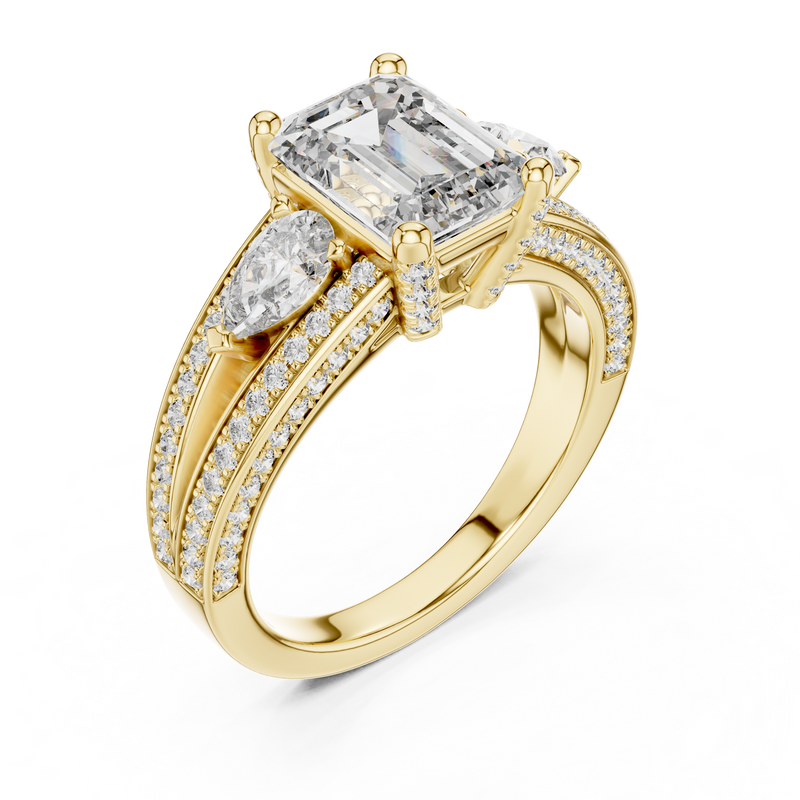 Ladies Ring DDLR-046 - Yellow Gold - Image