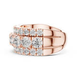 Ladies Ring DDLR-047@7 - Rose Gold - Image