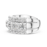 Ladies Ring DDLR-047@7 - White Gold - Image