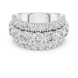 Ladies Ring DDLR-047@7 - White Gold - Image